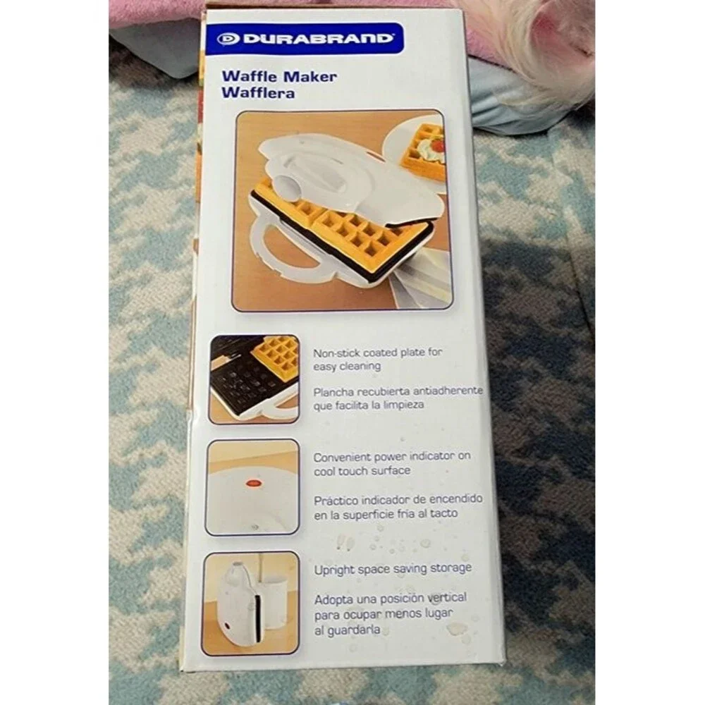 NEW IN BOX Waffle Maker Belgian Style Waffles